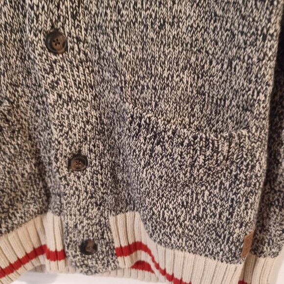 Roots Cabin Cardigan Men S Shawl Collar Grandpacore Gorpcore Size S - Picture 5 of 7
